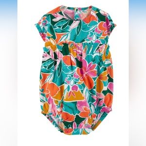 NWOT Tropical Jersey Romper